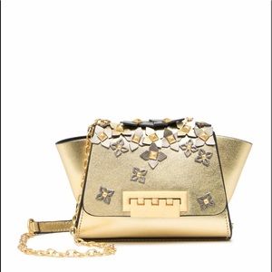 Zac Posen Eartha leather gold mini chain bag